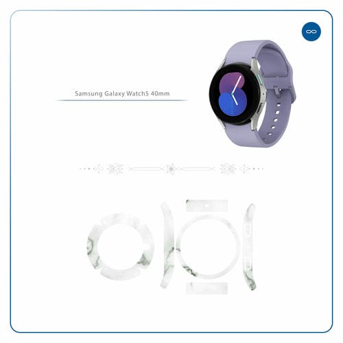 Samsung_Watch5 40mm_Blanco_Smoke_Marble_2